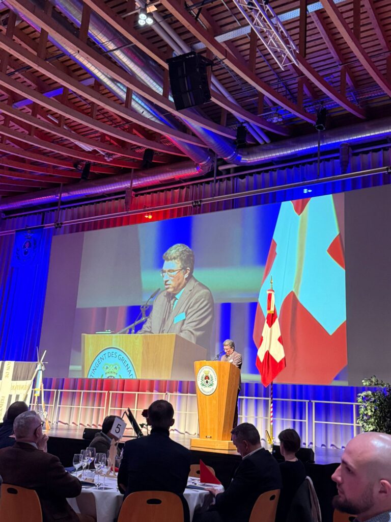 Photo de l'allocution de M. Bruno Marmier