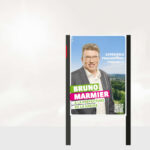 Affiche F4 en ville de Fribourg